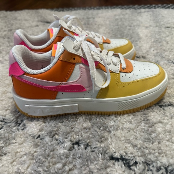 Nike Multicolor Athletic Shoes - Pink, Orange, Yellow - Picture 1 of 4